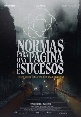 Normas para una página de sucesos poster