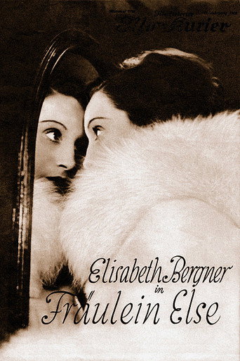 Movie poster for Fräulein Else (1929)