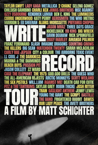 Movie poster for Write Record Tour (2021)