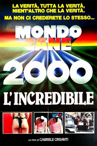 Movie poster for Mondo Cane 2000 -The Incredible (1988)