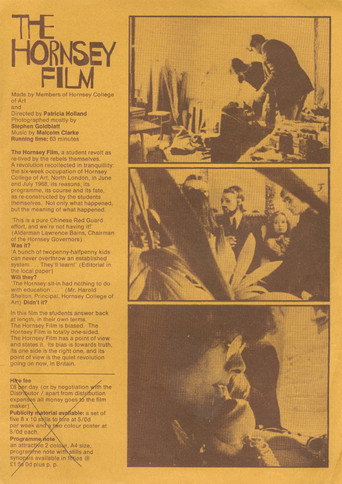 Movie poster for The Hornsey Film (1970)