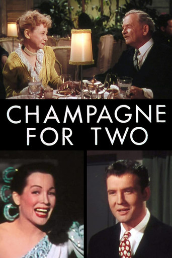 Movie poster for Champagne for Two (1947)