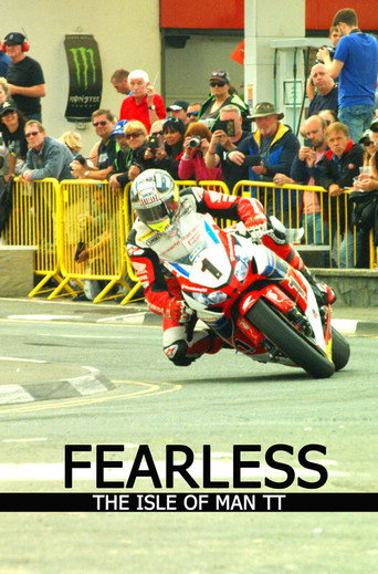 Movie poster for Fearless, The Story of the Isle of Man TT Motorcycle Race (2016)