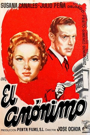 Movie poster for El anónimo (1957)