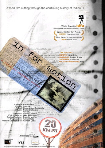 Movie poster for .in for motion (2008)
