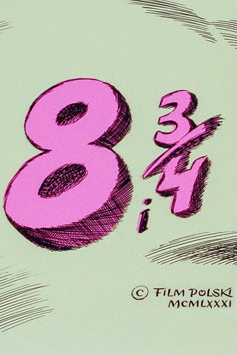 Movie poster for 8 and 3/4 (1981)