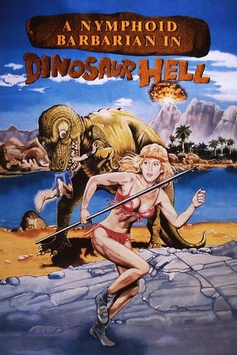Movie poster for A Nymphoid Barbarian in Dinosaur Hell (1990)