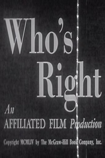 Movie poster for Who's Right? (1954)