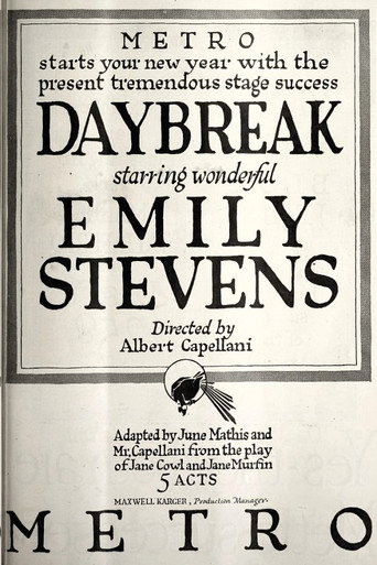 Movie poster for Daybreak (1918)