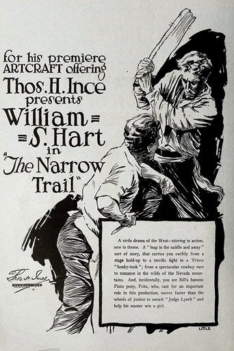 Movie poster for The Narrow Trail (1917)
