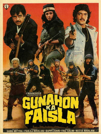 Movie poster for Gunahon Ka Faisla (1988)