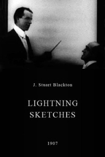 Movie poster for Lightning Sketches (1907)