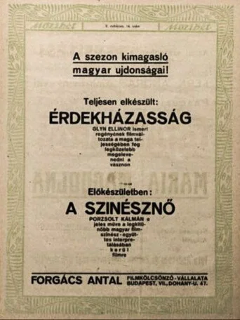 Movie poster for Érdekházasság (1919)