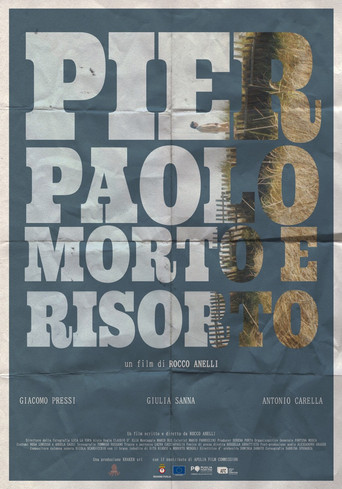 Movie poster for Pier Paolo morto e risorto (2023)