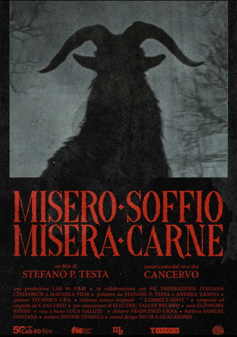 Movie poster for Misero Soffio Misera Carne (2026)