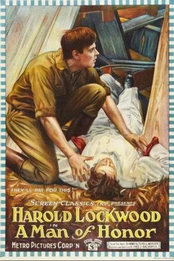 Movie poster for A Man of Honor (1919)