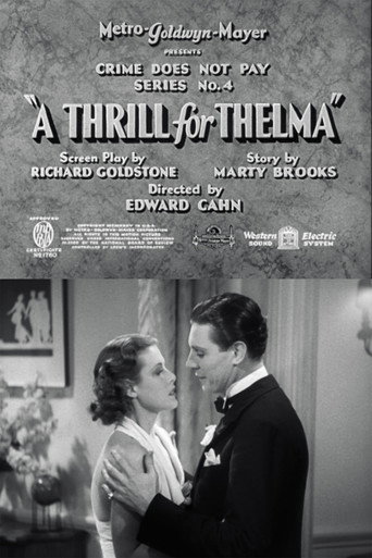 Movie poster for A Thrill for Thelma (1935)