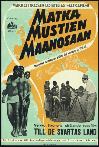 Movie poster for Matka mustien maanosaan (1952)