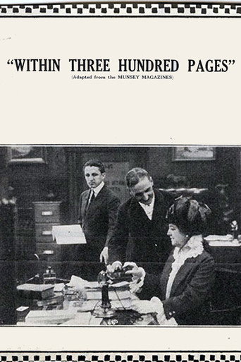 Movie poster for Within Three Hundred Pages (1914)