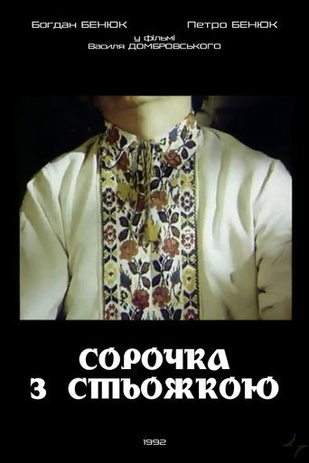 A Shirt with Ukrainian Embroidery poster