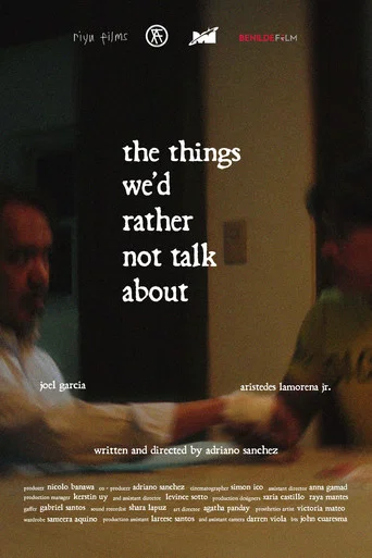 Movie poster for the things we'd rather not talk about (2024)