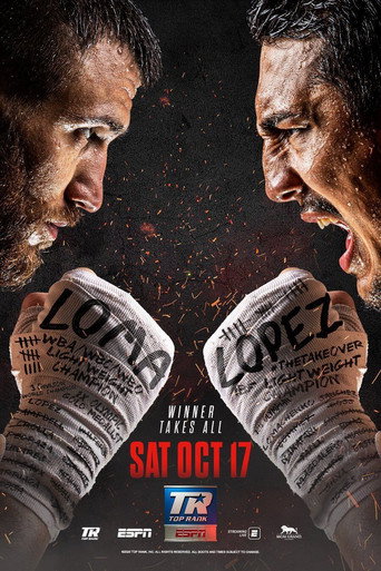 Movie poster for Vasyl Lomachenko vs. Teófimo López (2020)