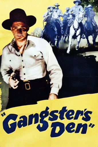 Movie poster for Gangster's Den (1945)