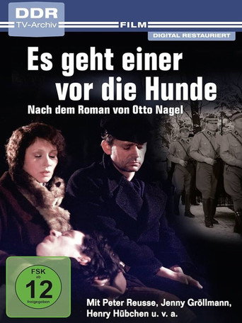 Es geht einer vor die Hunde poster