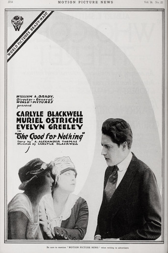 Movie poster for The Good for Nothing (1917)