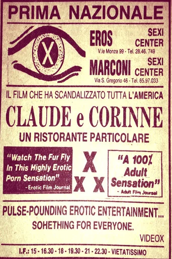 Movie poster for Claude e Corinne (1981)