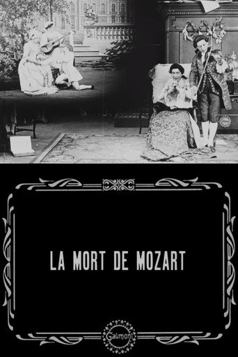 Movie poster for The Death of Mozart (1909)
