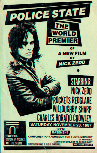 Movie poster for Police State (1987)