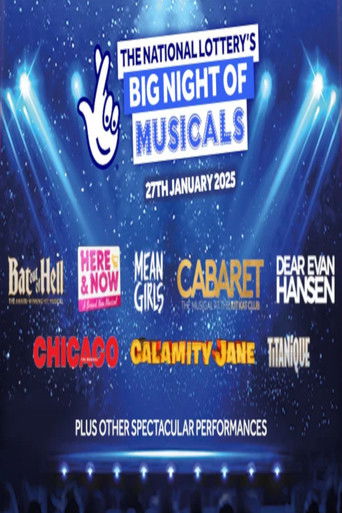 Big Night of Musicals 2025 by the National Lottery poster