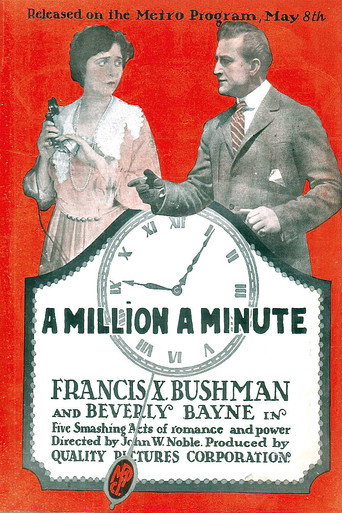 Movie poster for A Million a Minute (1916)