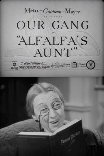 Movie poster for Alfalfa's Aunt (1939)
