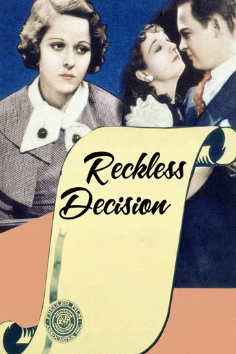 Movie poster for Reckless Decision (1933)