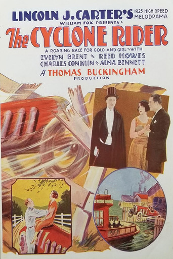 Movie poster for The Cyclone Rider (1924)