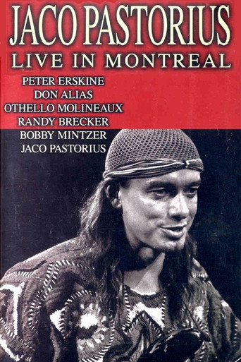 Movie poster for Jaco Pastorius - Live in Montreal (1982)
