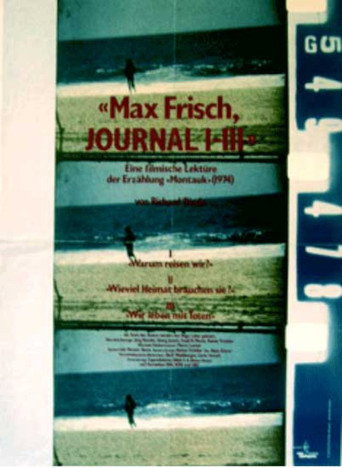 Movie poster for Max Frisch, Journal I-III (1981)