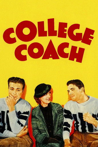 Movie poster for College Coach (1933)