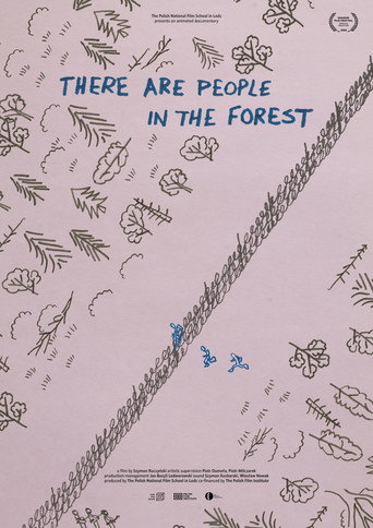 Movie poster for There Are People in the Forest (2023)