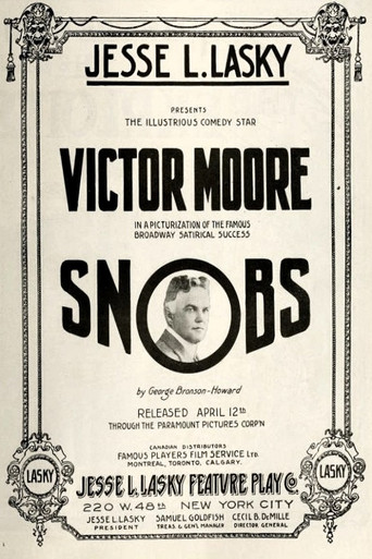 Movie poster for Snobs (1915)
