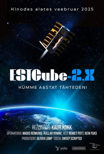 Movie poster for Estcube-2.X: Ten Years to the Stars (2025)