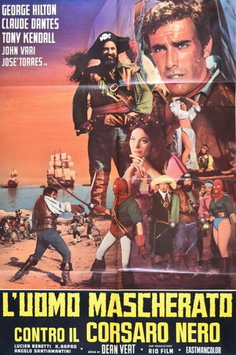 Movie poster for L'uomo mascherato contro il corsaro nero (1964)