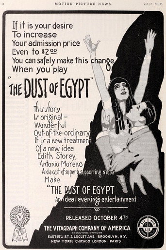Movie poster for The Dust of Egypt (1915)