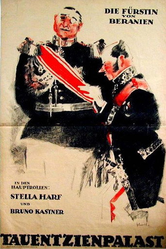 Movie poster for Die Fürstin von Beranien (1918)