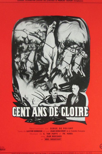 Movie poster for Cent ans de gloire (1952)
