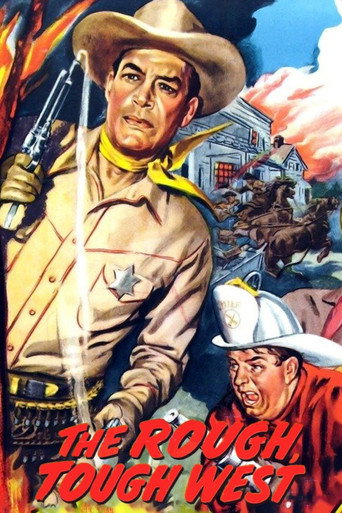 Movie poster for The Rough, Tough West (1952)