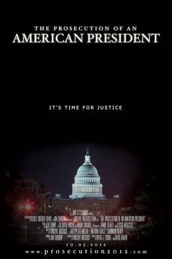 Movie poster for The Prosecution of an American President (2012)
