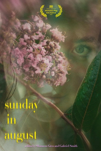 Movie poster for sunday in august